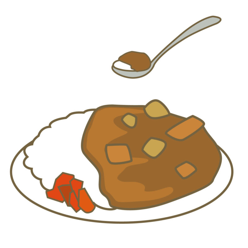 カレーライスイラスト