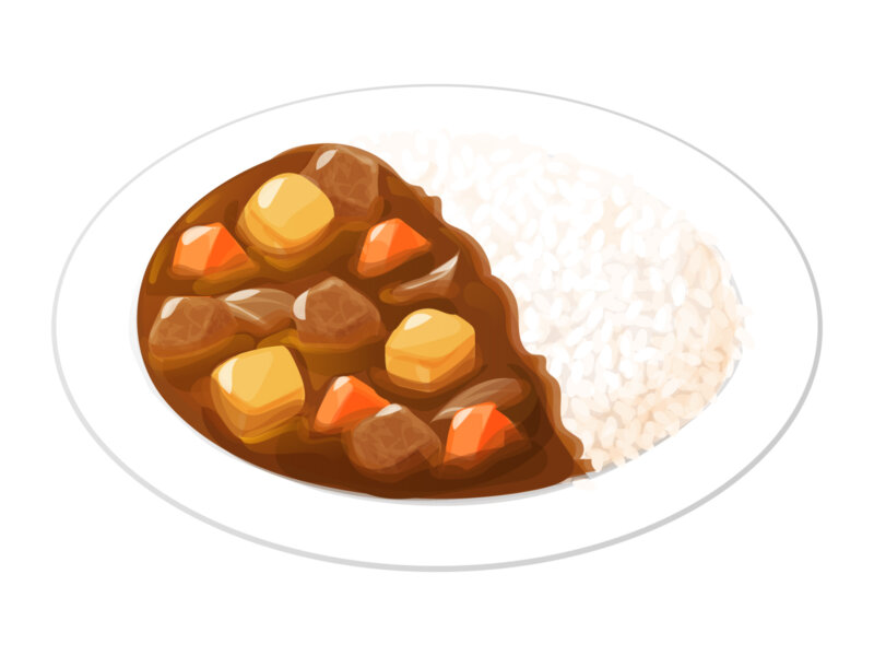 カレーライスイラスト