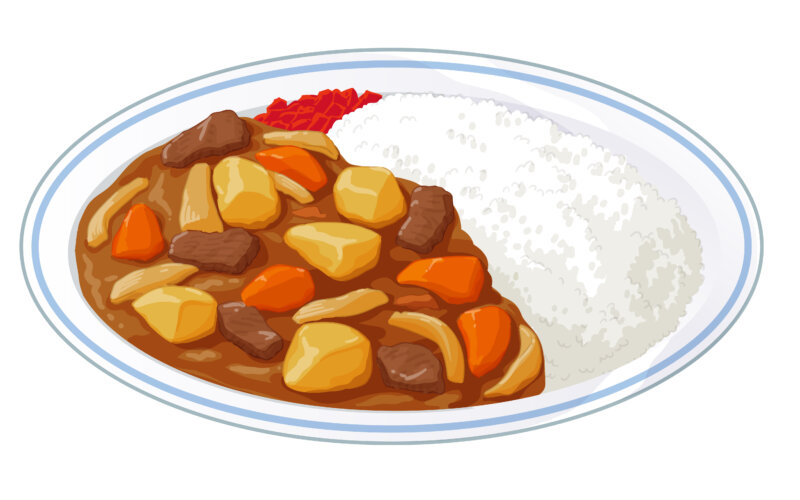 カレーライスイラスト