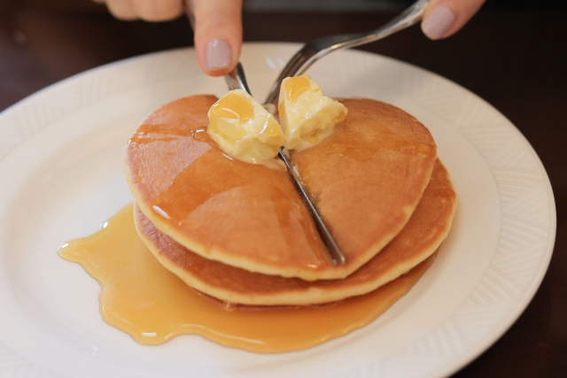 ホットケーキのバター