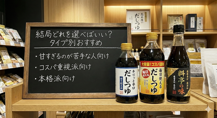 結局どれを選べばいい？タイプ別おすすめ、の画像