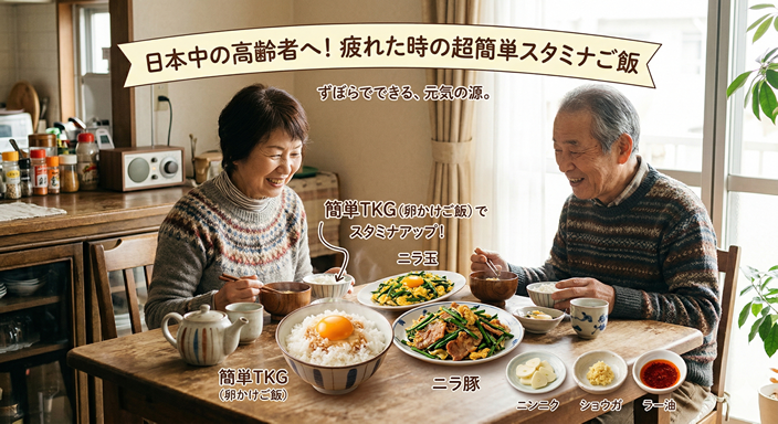 朝のスタミナ食事