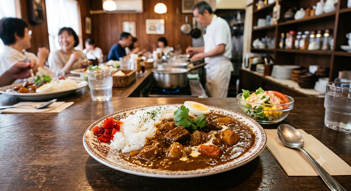 洋食屋さんのカレーのイメージ画像