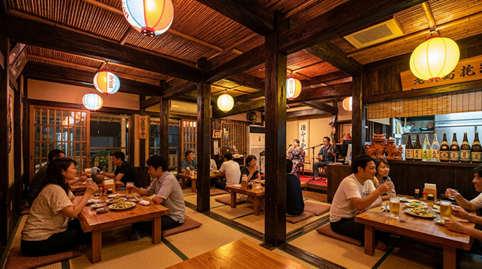 沖縄の古民家風居酒屋