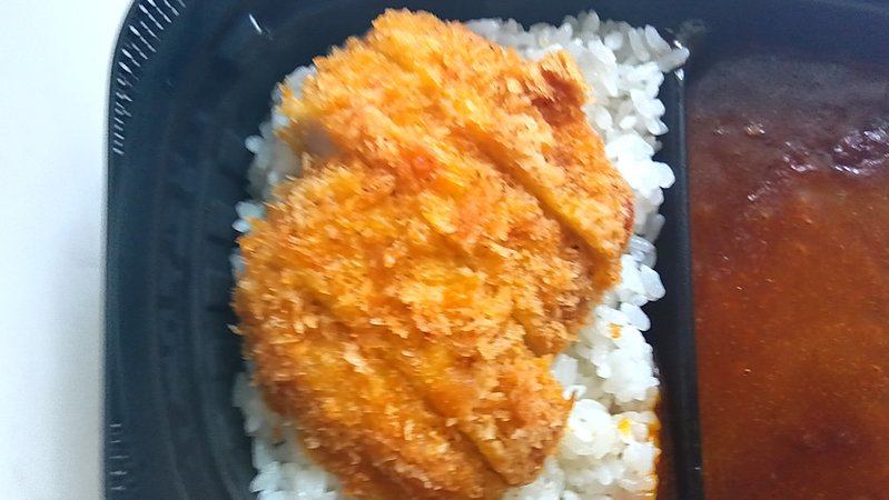 とんかつアップしたところ